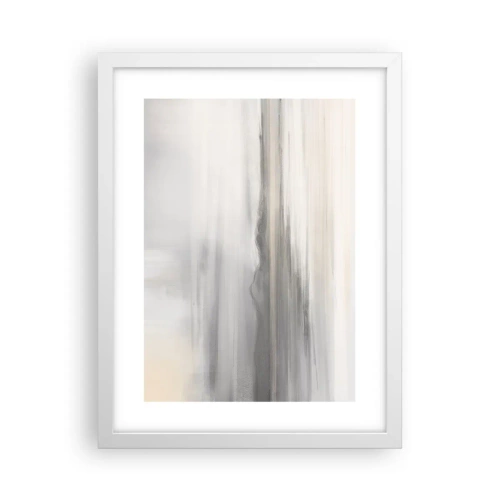 Poster in einem weißen Rahmen - Nachdenkliche Distanz - 30x40 cm