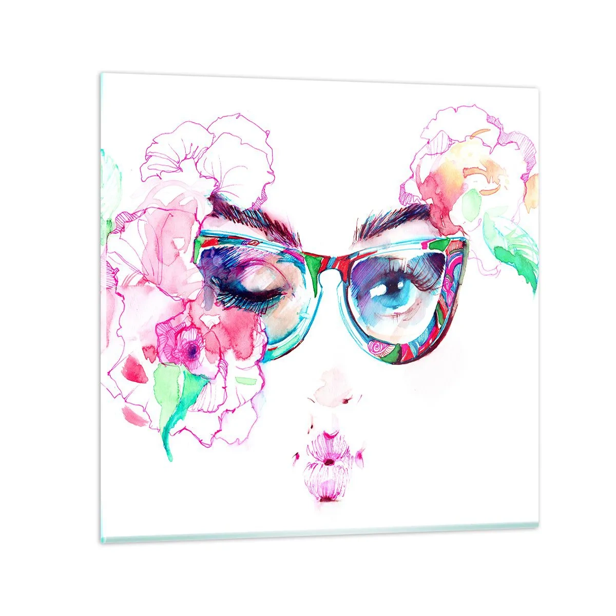 Glasbild - Bild auf glas - Ein verlockendes Versprechen - 50x50 cm