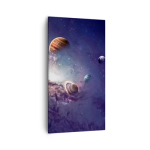 Bild auf Leinwand - Leinwandbild - Solar-Tanz-System - 55x100 cm