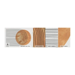 Fototapeten Muster Selbstklebend Deluxe Sticker - SonnenKomposition - Boho, Sonne, Minimalismus - 100x30 cm