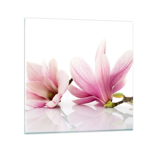 Glasbild - Bild auf glas - Zart wie ein Frühlingswind - 70x70 cm