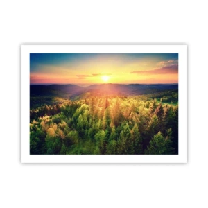 Poster - Scheitelpunkte und Spitzen - 70x50 cm