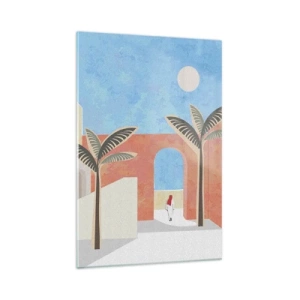 Glasbild - Bild auf glas - Arabischer Tag - 70x100 cm