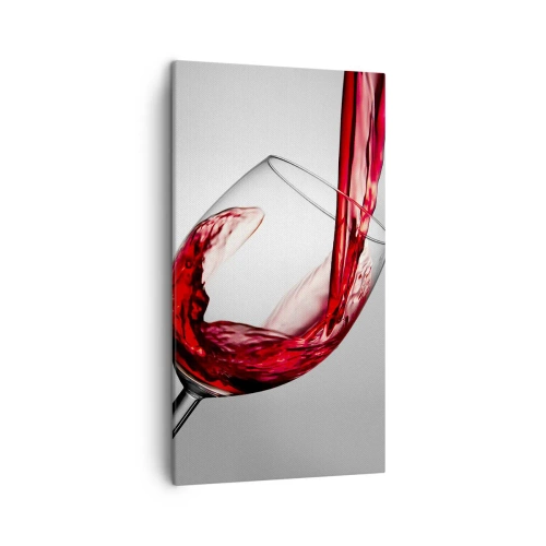 Bild auf Leinwand - Leinwandbild - Farbe – Bewegung – Klang - 45x80 cm