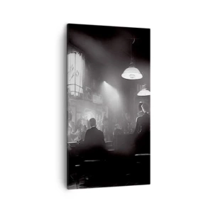Bild auf Leinwand - Leinwandbild - In Jazz-Atmosphäre - 45x80 cm