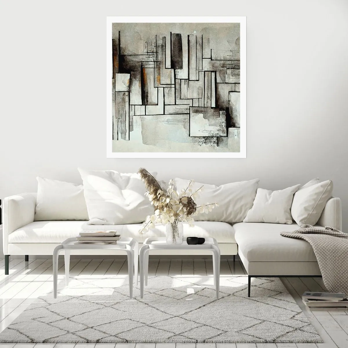 Poster - Kraft der Einfachheit - 60x60 cm