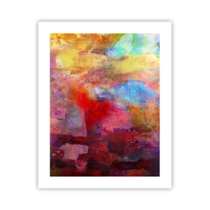 Poster - Schau in den Regenbogen - 40x50 cm