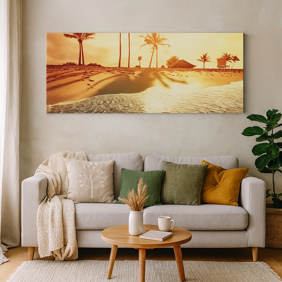 Bild auf Leinwand - Leinwandbild - Kalifornien am Nachmittag - 30x30 cm