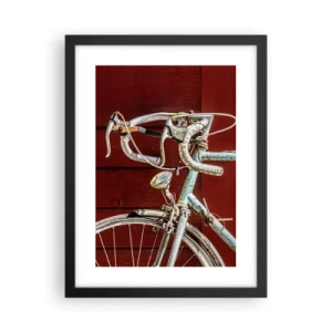 Poster in einem schwarzem Rahmen - Geschaffen um zu siegen - 30x40 cm