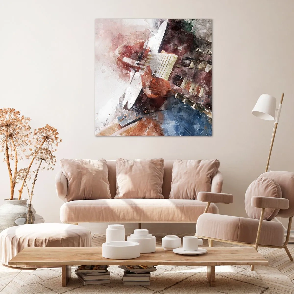 Bild auf Leinwand - Leinwandbild - Und was halten Sie davon? - 30x30 cm