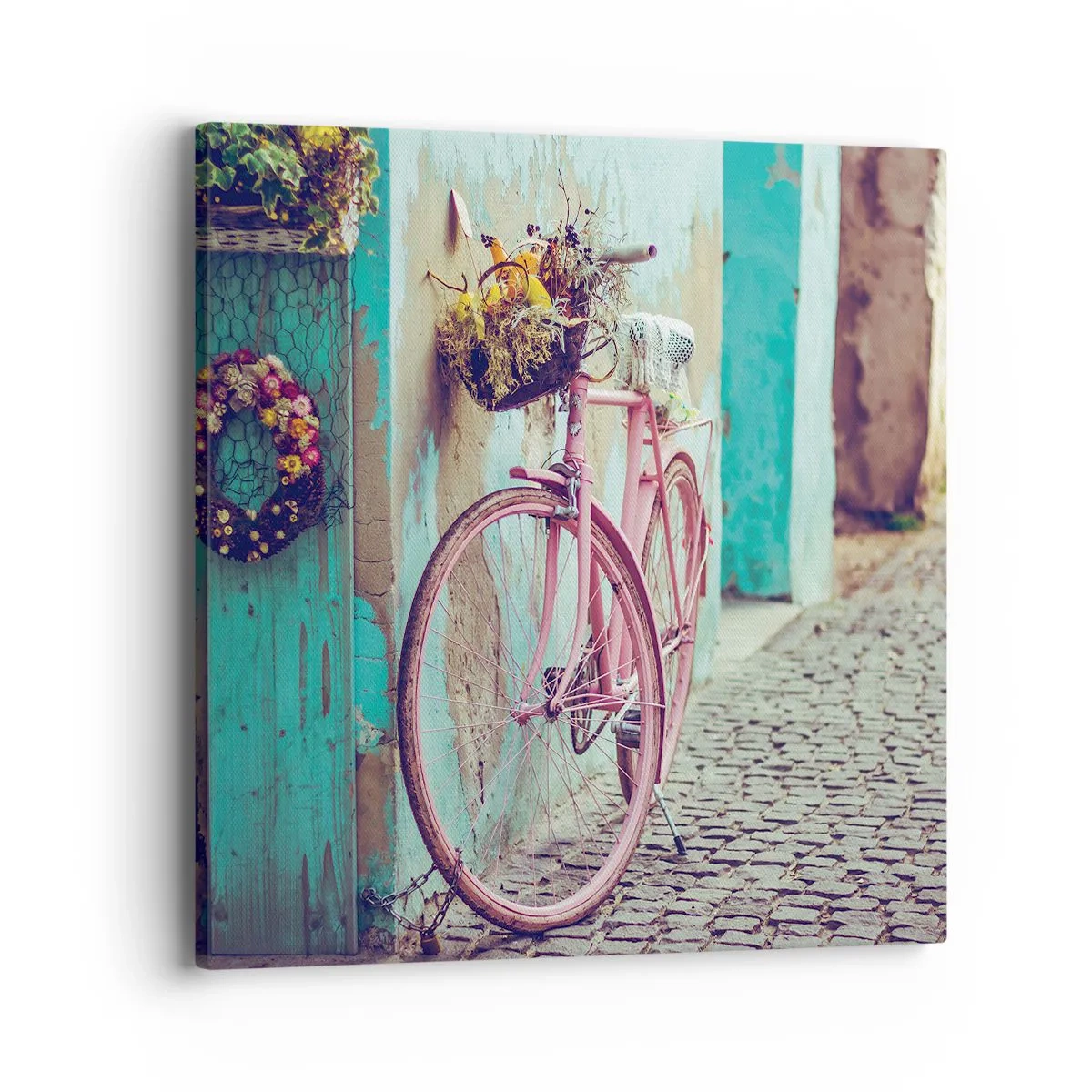 Bild auf Leinwand - Leinwandbild - Ich komme gleich wieder - 40x40 cm