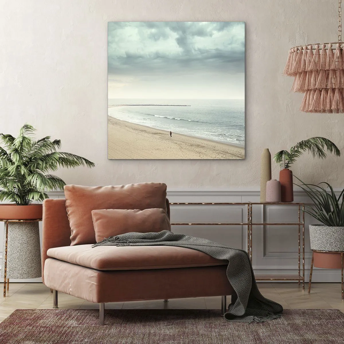 Bild auf Leinwand - Leinwandbild - Auf der Suche nach Frieden - 70x70 cm