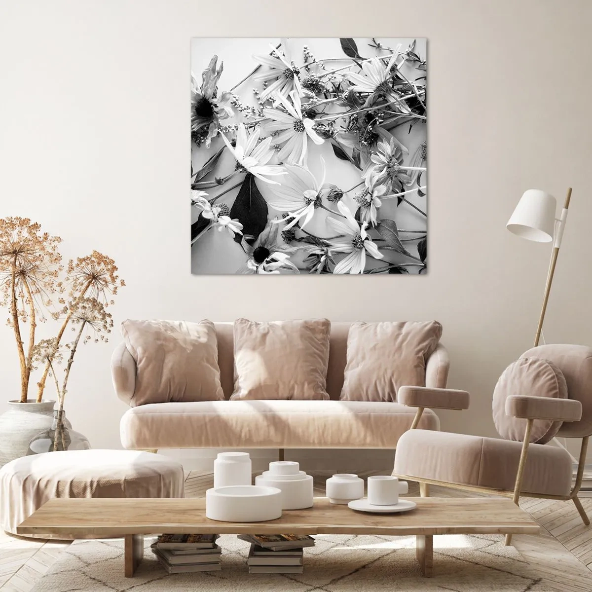 Bild auf Leinwand - Leinwandbild - Kein Blumenstrauß - 40x40 cm