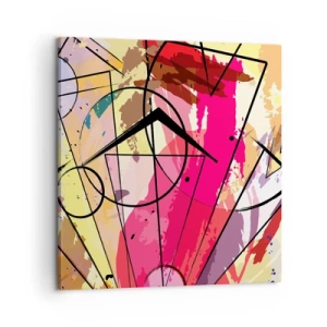 Bild auf Leinwand - Leinwandbild - Explosion - 60x60 cm