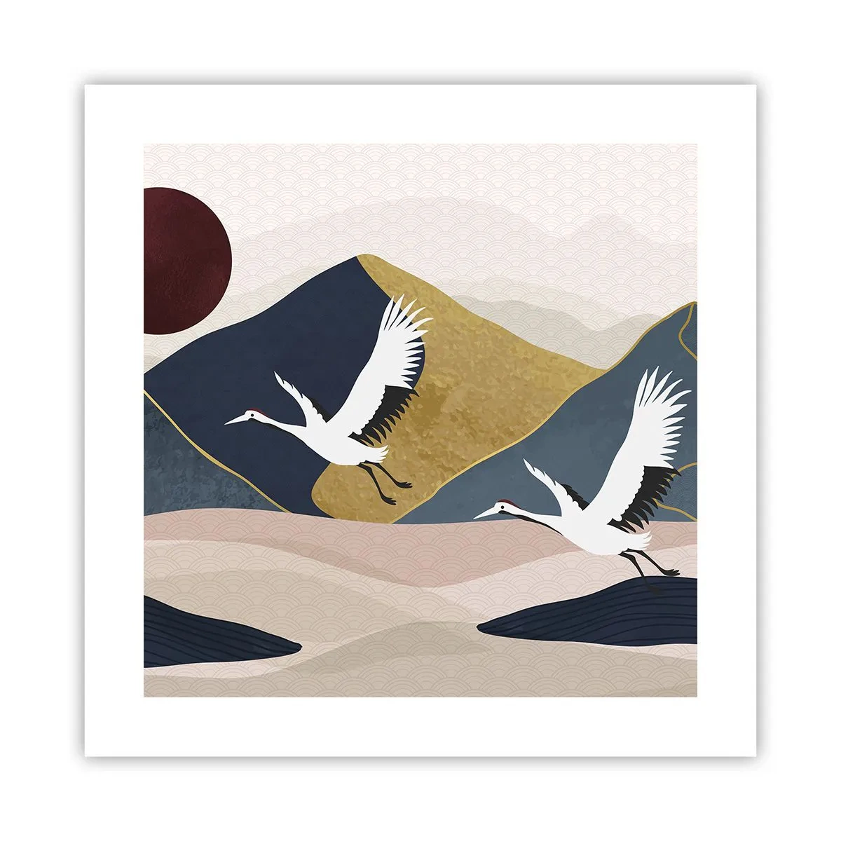 Poster - Es ist wieder ein Tag VERFLOGEN - 40x40 cm