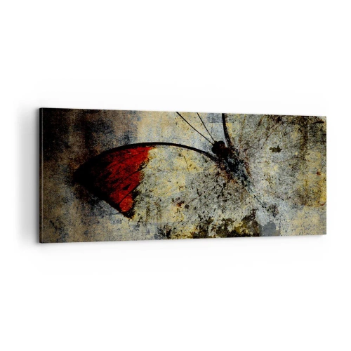 Bild auf Leinwand - Leinwandbild - Pass auf, bevor ich verschwinde - 100x40 cm