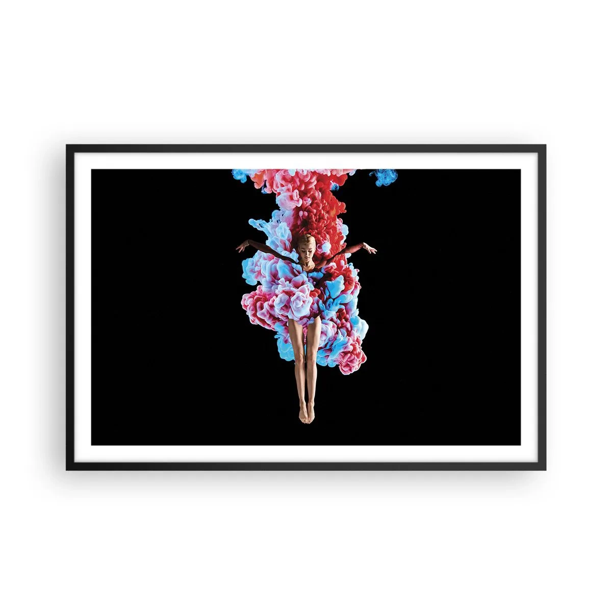 Poster in einem schwarzem Rahmen - In voller Blüte - 91x61 cm