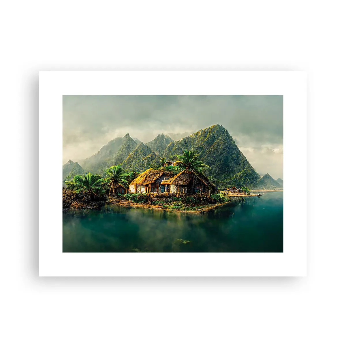 Poster - Tropisches Paradies - 40x30 cm