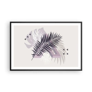 Poster in einem schwarzem Rahmen - Der Schatten des Schattens - 91x61 cm