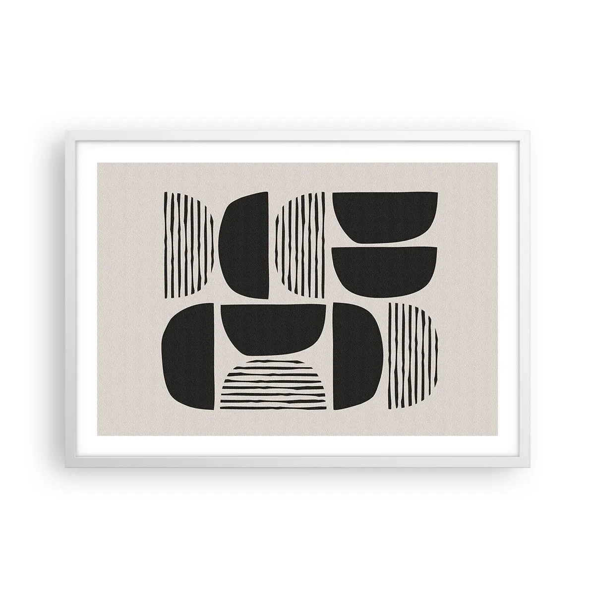 Poster in einem weißen Rahmen - Halbherzige Deals - 70x50 cm