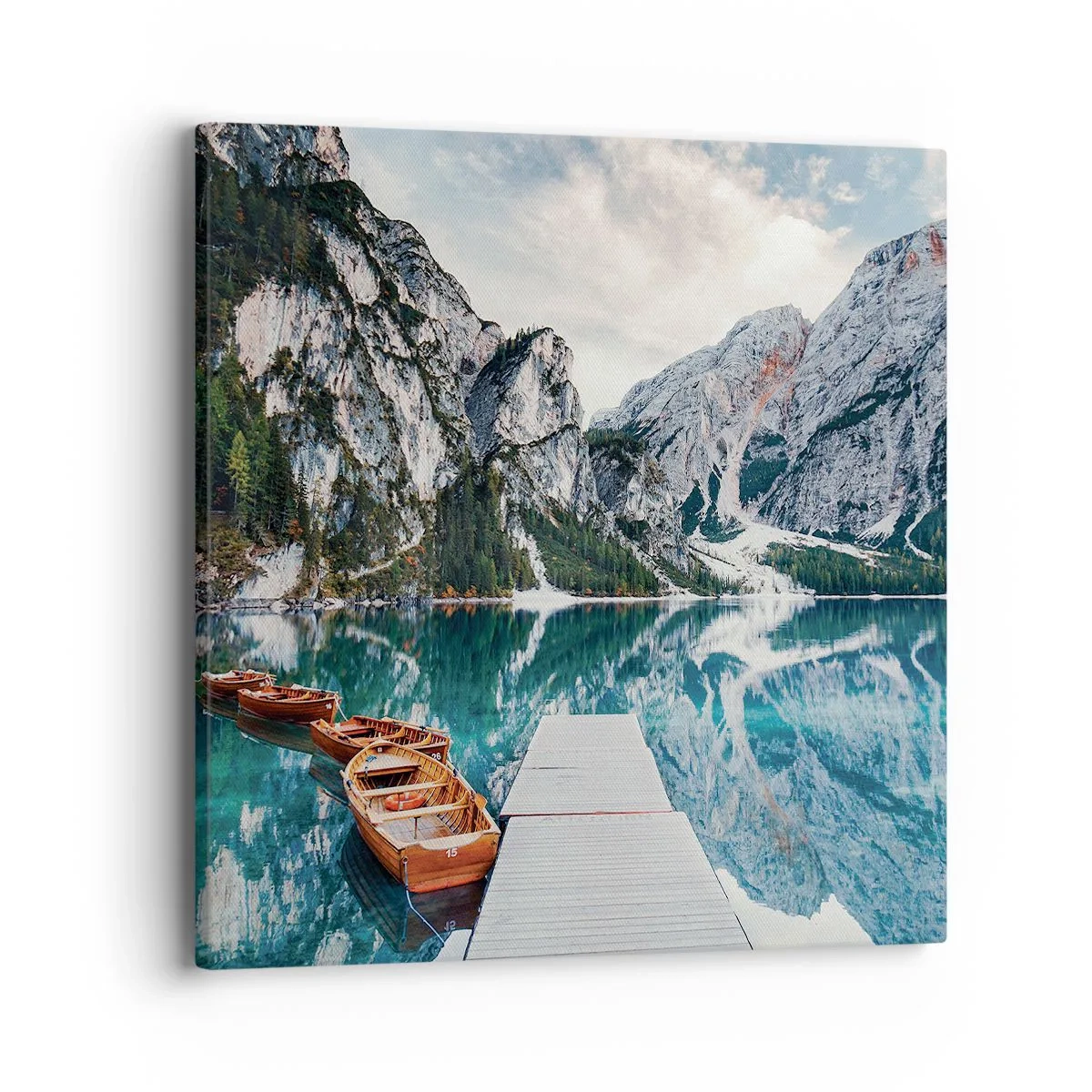 Bild auf Leinwand - Leinwandbild - Wir zeigen Ihnen Schönheit - 40x40 cm