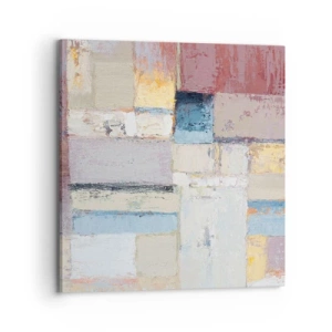 Bild auf Leinwand - Leinwandbild - Ruhe der Geometrie - 70x70 cm