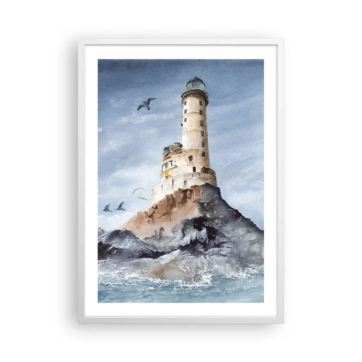 Poster in einem weißen Rahmen - Unbesiegbar - 50x70 cm