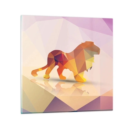 Glasbild - Bild auf glas - Der Diamantenkönig - 40x40 cm