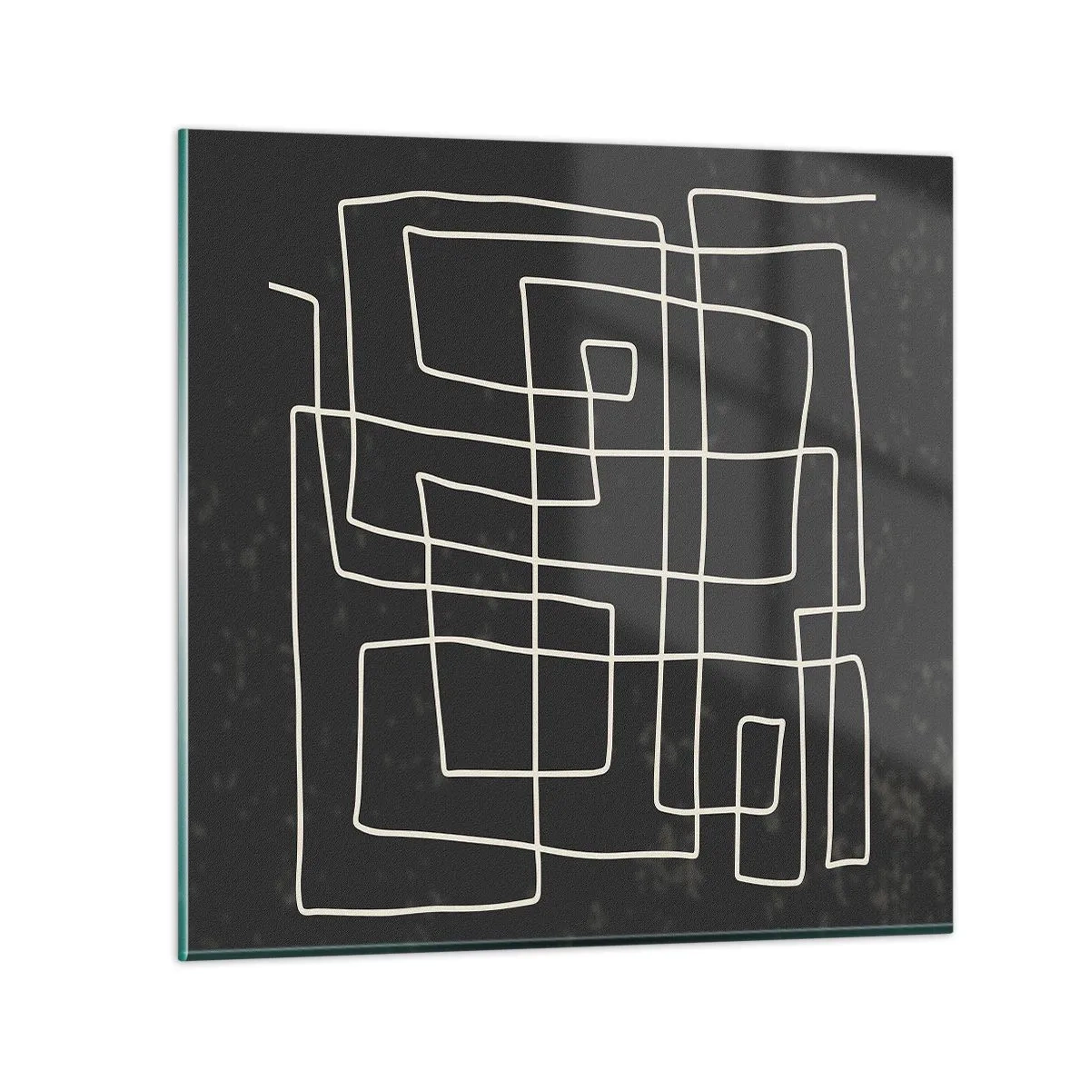 Glasbild - Bild auf glas - Nicht so einfach - 40x40 cm