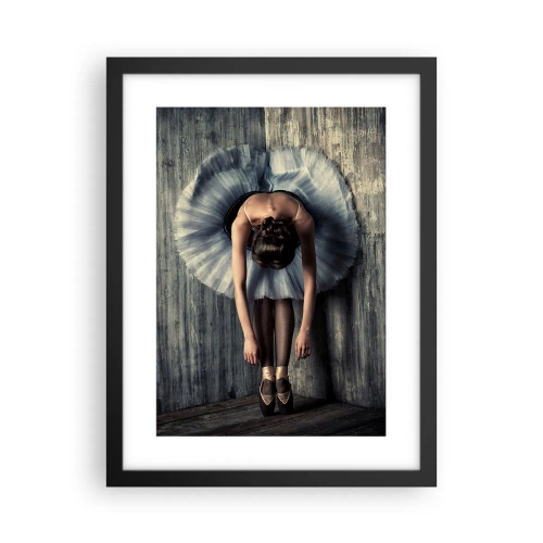 Poster in einem schwarzem Rahmen - Wenn die Musik aufhört - 30x40 cm