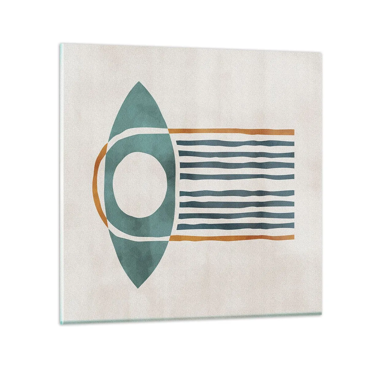 Glasbild - Bild auf glas - Zeichen und Rituale - 60x60 cm