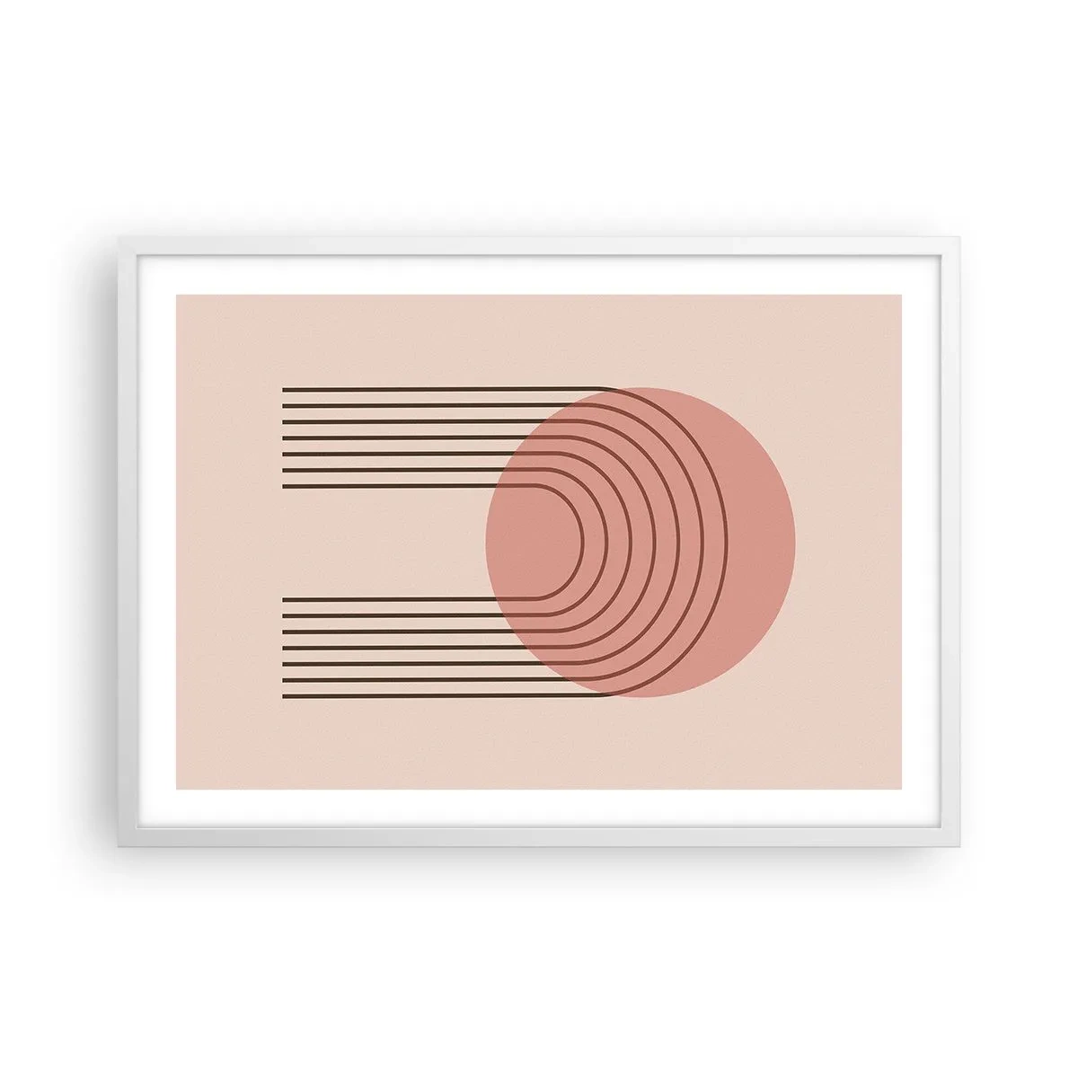 Poster in einem weißen Rahmen - Unwiderstehliche Anziehungskraft - 70x50 cm