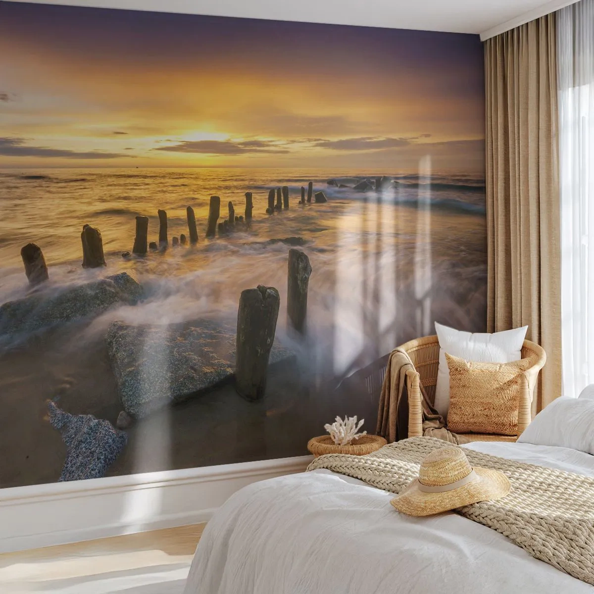 Fototapete Premium Canvas - Die raue Schönheit der Ostsee - Landschaft, Ostsee, Strand - 250x175 cm
