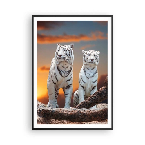 Poster in einem schwarzem Rahmen - Genau wie Narnia - 70x100 cm