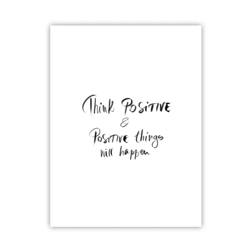 Poster - Wie soll man leben? - 30x40 cm