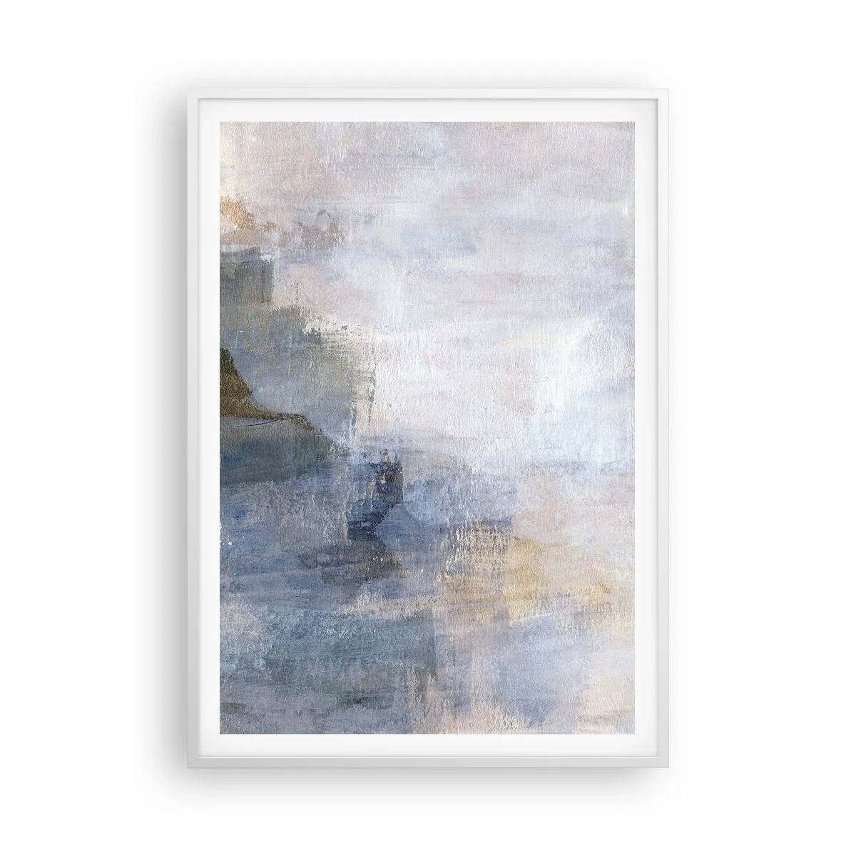 Poster in einem weißen Rahmen - Farbtöne und Akkorde - 70x100 cm