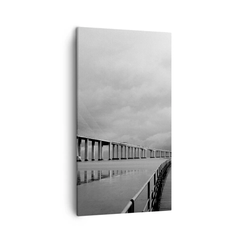 Bild auf Leinwand - Leinwandbild - Jedem das Verdiente - 45x80 cm
