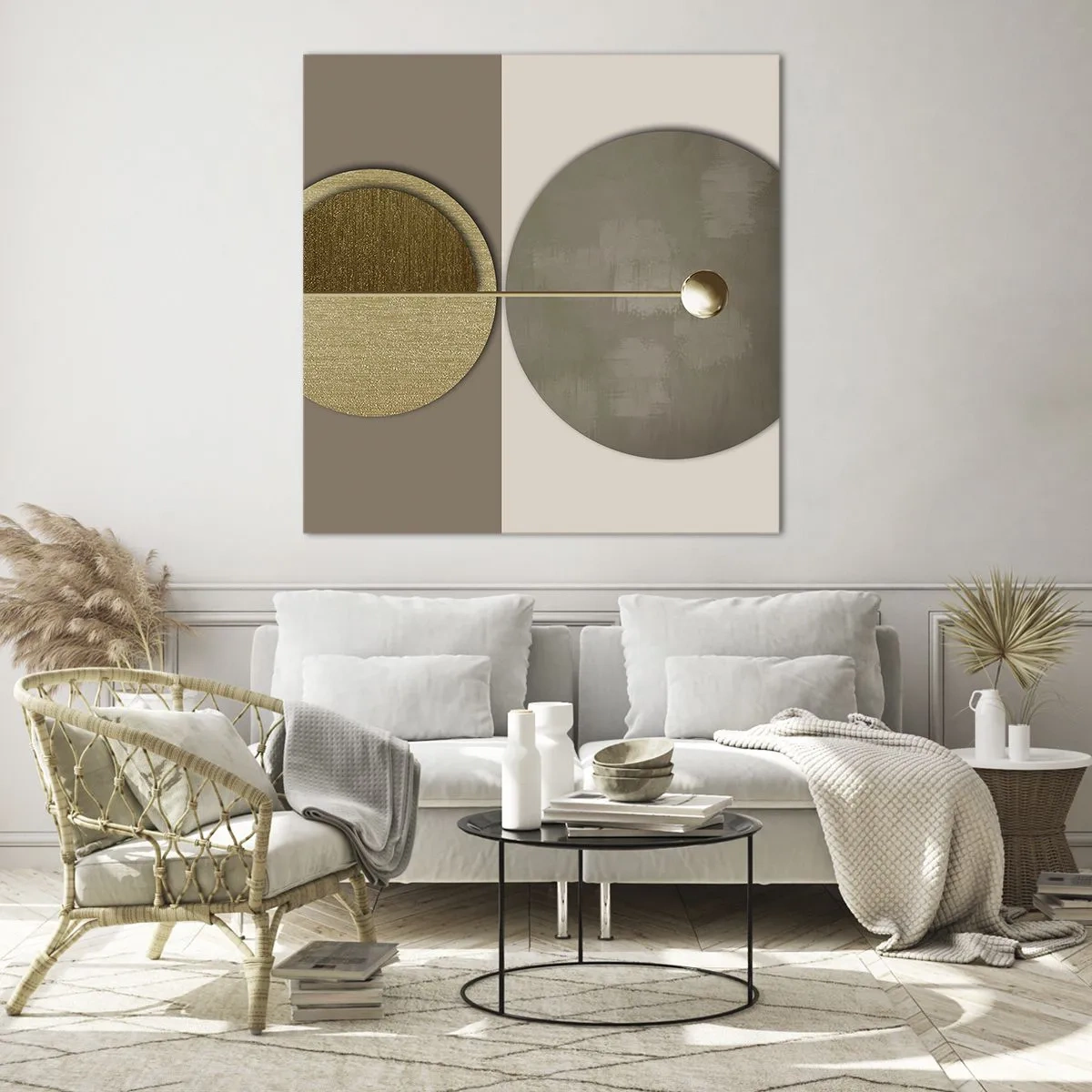 Glasbild - Bild auf glas - Perfekte Balance - 30x30 cm