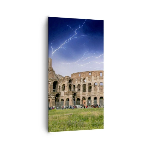 Bild auf Leinwand - Leinwandbild - Kampfarena - 65x120 cm