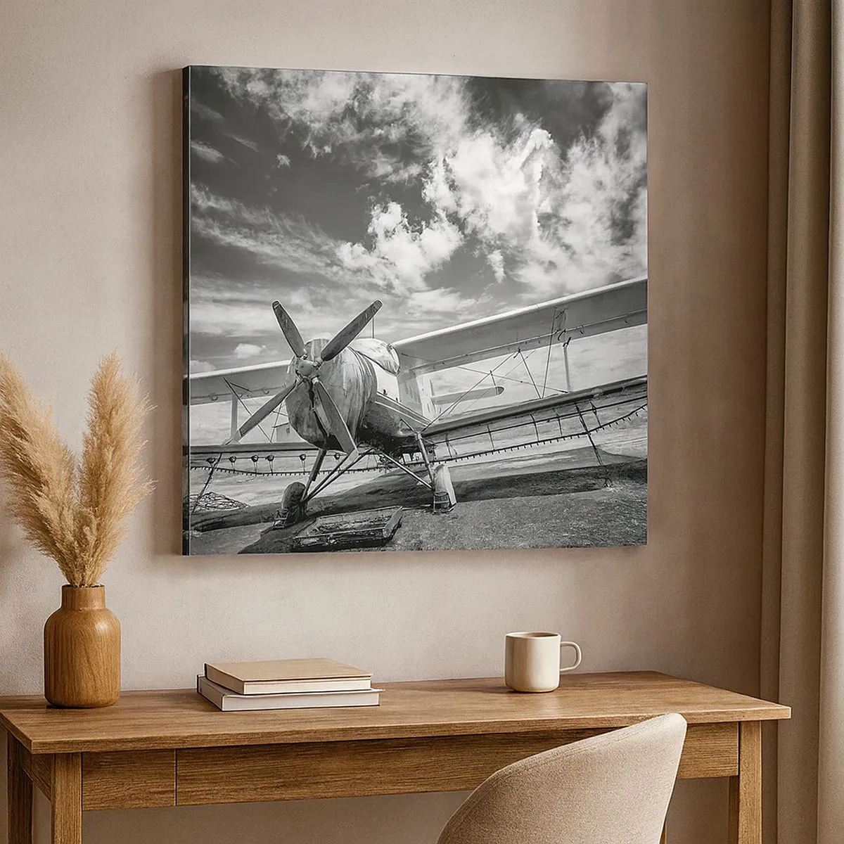 Bild auf Leinwand - Leinwandbild - Ich kann es kaum erwarten! - 30x30 cm