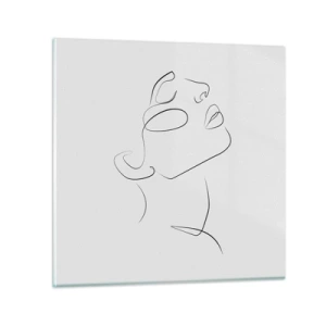 Glasbild - Bild auf glas - Die Drehungen und Wendungen der Träume - 30x30 cm