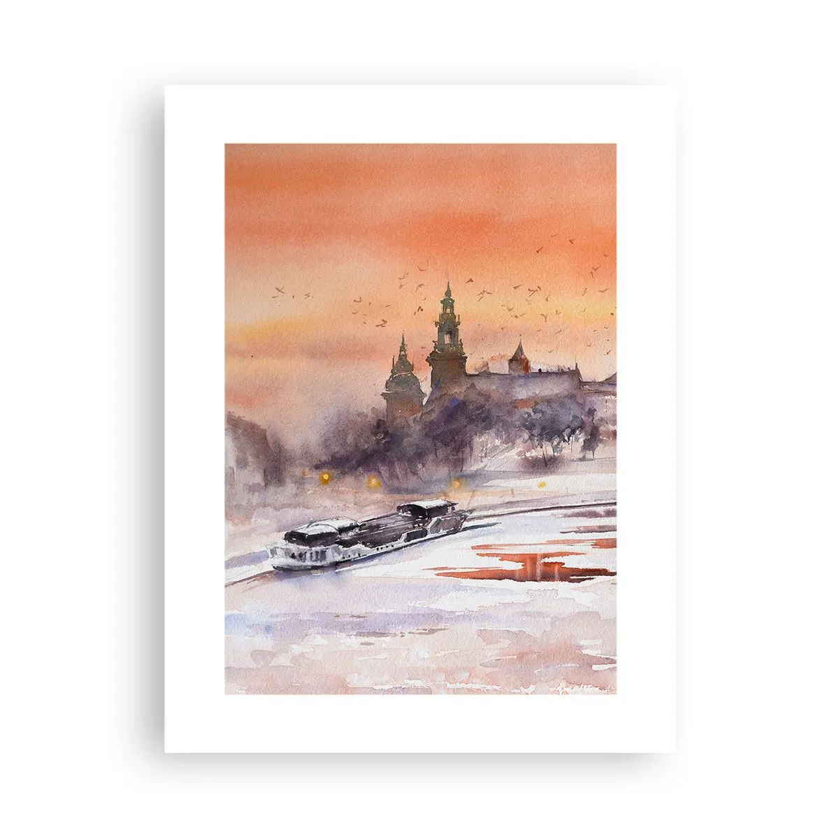 Poster - Königlicher Sonnenuntergang - 30x40 cm