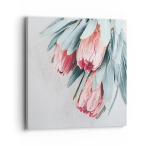 Bild auf Leinwand - Leinwandbild - Schämen sich für ihre eigene Schönheit - 40x40 cm