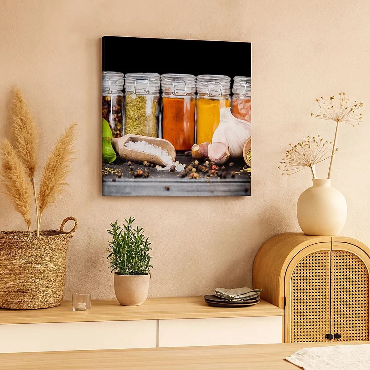 Bild auf Leinwand - Leinwandbild - Für einen Geschmack des Lebens - 30x30 cm