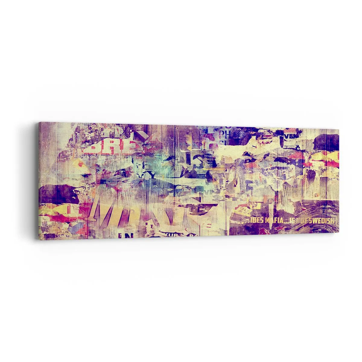 Bild auf Leinwand - Leinwandbild - Und das ist alles, was es geben wird - 90x30 cm