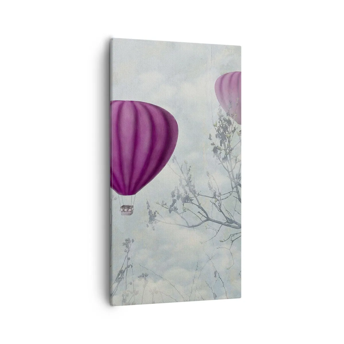 Bild auf Leinwand - Leinwandbild - Wie Schiffe am Himmel - 55x100 cm