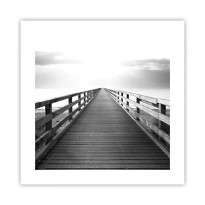 Poster - In die Ferne ... - 40x40 cm