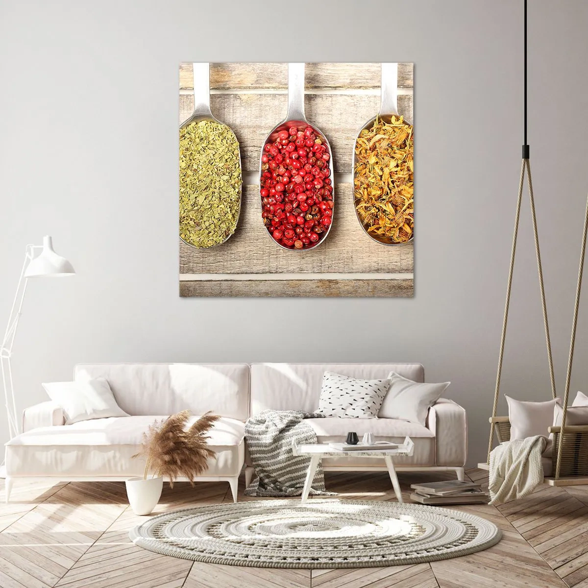 Bild auf Leinwand - Leinwandbild - Küchenzauber - 30x30 cm