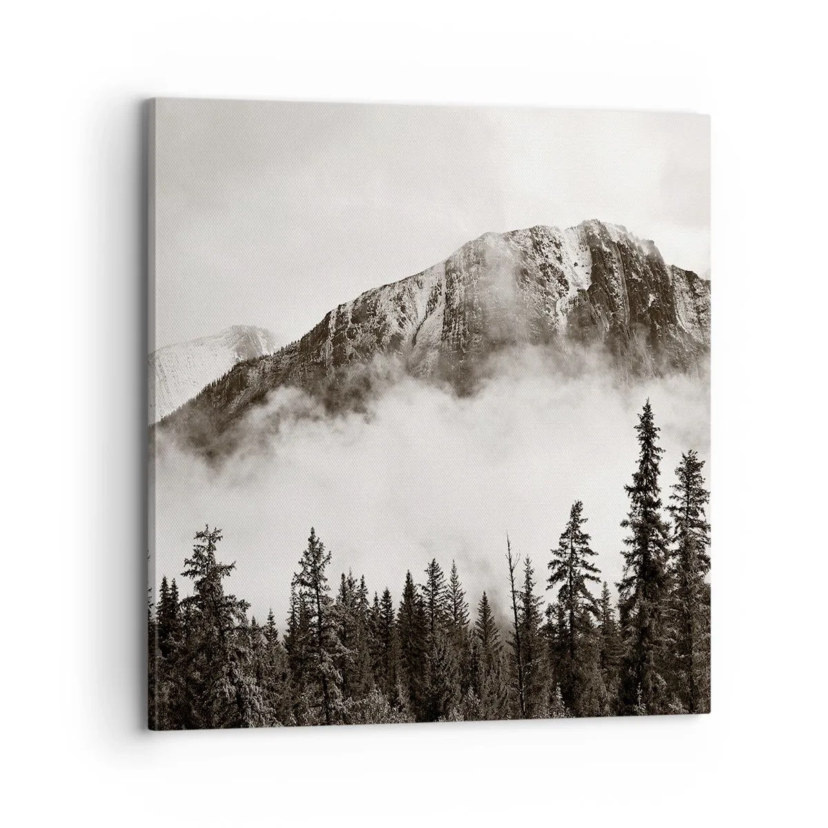 Bild auf Leinwand - Leinwandbild - Lineal aus Granit - 70x70 cm