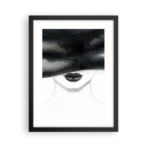 Poster in einem schwarzem Rahmen - Ein sinnliches Geheimnis - 30x40 cm